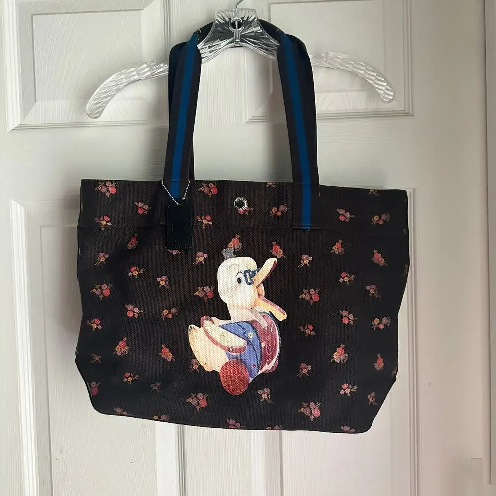 Coach Fisher Price Doodle Duck Canvas Tote Bag Rare